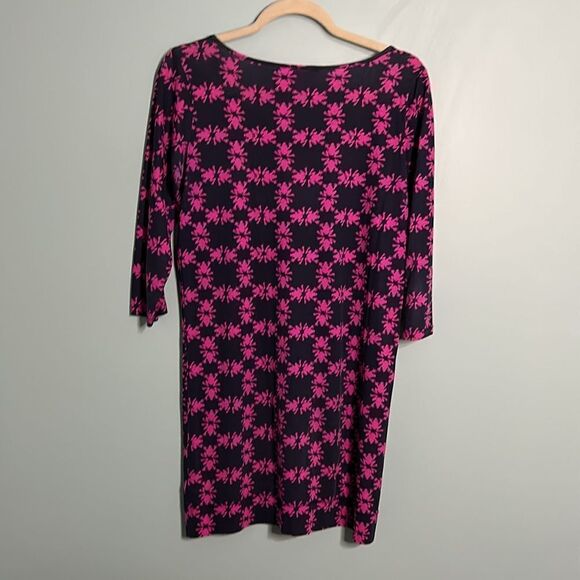 Lilly Pulitzer Dress Gretchen Get Hoppy Frogs All Over Print Dress - Picture 7 of 8